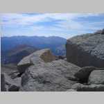 moving toward then past Chimney Rock