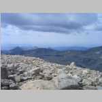 on the summit of Wind River Peak, NE into North Popo Agie drainage and Sanford Park