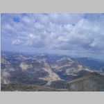 on the summit of Wind River Peak, NE into North Popo Agie drainage and Sanford Park