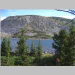 Lower Deep Creek Lake from our camp