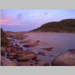 sunset at Lower Deep Creek Lak.