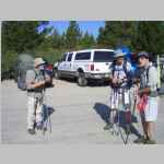 Jim, Brian, Bob at Elkhart Park trailhead