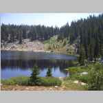 on the Pole Creek Trail in the vicinity of Eklund Lake