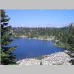 on the Pole Creek Trail in the vicinity of Eklund Lake