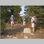 saddling up for a day on the trail (hazy due to wildfire smoke)