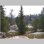 on the Pole Creek Trail between Marys Lake and Highline Trail