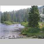 Highline Trail at the Pole Creek crossing