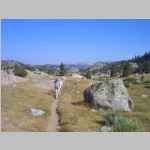 Highline Trail along east side of Chain Lakes