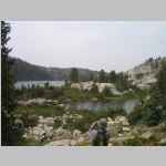 hiking to the western-most Chain Lake 