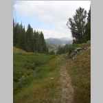 hiking from Camp Chain Lakes to Pole Creek on the Highline Trail