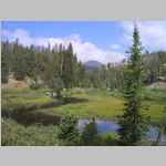 hiking between Pole Creek and Camp Marys Lake