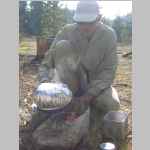cooking dinner then Jiffy Pop at Camp Marys Lake...no 