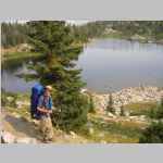  hiking between Marys Lake and Eklund Lake