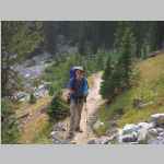  hiking between Marys Lake and Eklund Lake