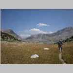 Ted heading toward Timico Lake