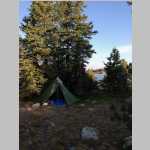 Jim's tent site