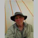 Stuck in tent during deluge that lasted an hour at dinner time