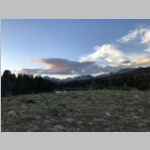 View from camp in evening