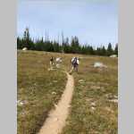 hiking along the Fremont Trail