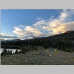 sunset above Mirror Lake Camp