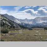 E to SE from Fish Creek Pass - Big Sandy Mtn (12,416') to Temple Peak (12,972') 