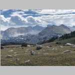 E to SE from Fish Creek Pass - Big Sandy Mtn (12,416') to Temple Peak (12,972') 