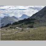 E to SE from Fish Creek Pass - Big Sandy Mtn (12,416') to Temple Peak (12,972') 