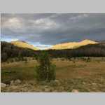evening sun on Fish Creek Pass