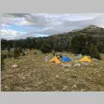 two views of Mirror Lake Camp