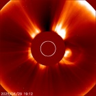 Latest LASCO C2 image of the Sun