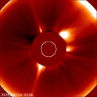 Latest LASCO C2 image of the Sun