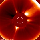 Latest LASCO C2 image of the Sun