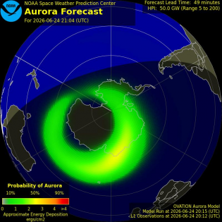 Current Southern hemispheric power input map