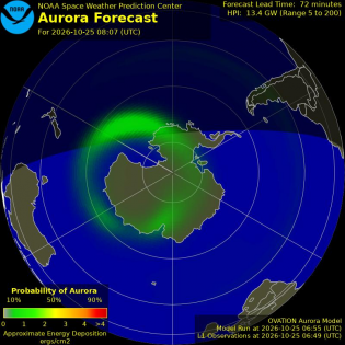 Current Southern hemispheric power input map